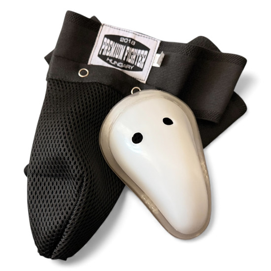 Premium Fighter – Mélyütésvédő (plasztik) - L Premium Fighter – Mélyütésvédő (plasztik) - L